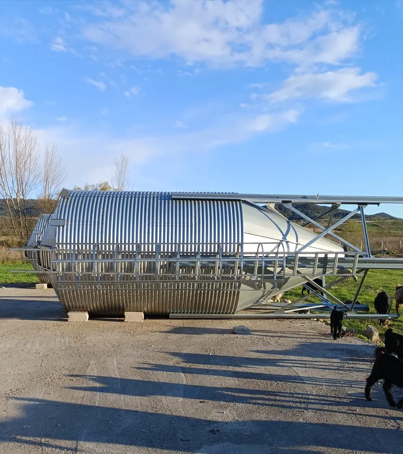 Otomatik Yemleme Silosu 21 Tonluk  Kurulumu